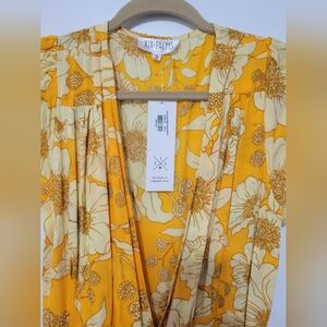 Xix palms wrap dress